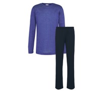 Pyjama-Set Blau