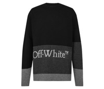 Wollpullover Schwarz