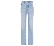 Straight Leg Jeans Blau