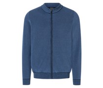 Regular Fit Strickjacke Blau