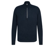 Troyer Kaschmirpullover Schwarz