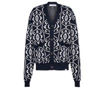 Intarsia Cardigan Mehrfarbig
