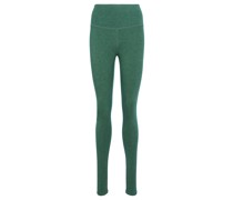 High Rise Basic Leggings Grün