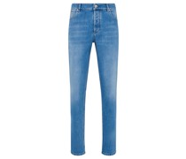 Traditional Fit Straight Jeans Blau