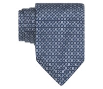 Seiden-Krawatte Blau