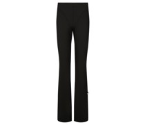 Slim Fit Hose Schwarz