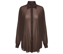 Hemdbluse Braun