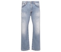 2003 Light Blue Vintage Straight Leg Jeans Blau