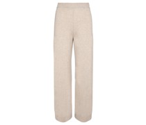 Kaschmirhose Beige