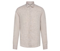 Slimline Casual-Hemd Beige