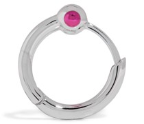 Mini Piercing Ohrring Silver
