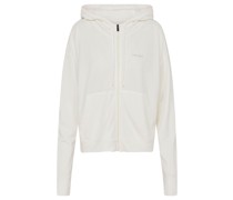 Sweatjacke Weiß