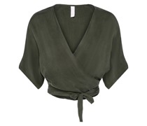 Holistic Wrap Top olive