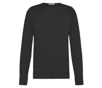 Wollpullover Schwarz