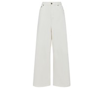 Sasha Wide Leg Jeans Weiß