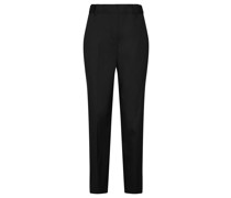 Slim Fit Hose Schwarz