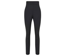 Slim Fit Hose Schwarz