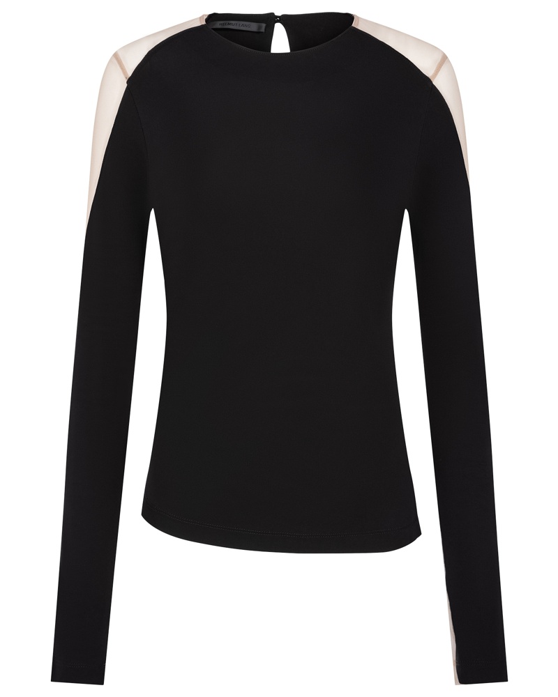 Helmut Lang Damen Longsleeve Schwarz
