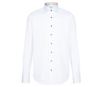 Slim Fit Casual-Hemd Weiß