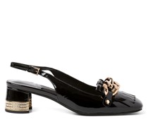 Blockabsatzschuhe Schwarz