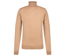 Rollkragenpullover Beige