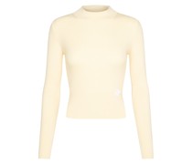 Signature Rib Pullover Gelb