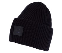 Pansy Beanie Schwarz