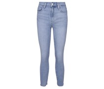 Hoxton Crop Skinny Jeans Blau