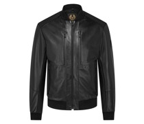 Lederjacke Schwarz