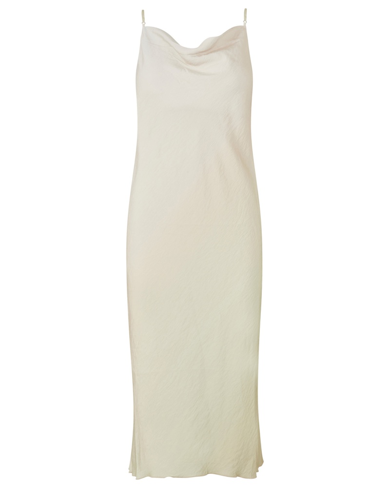 Samsøe & Samsøe Damen Fredericka 14639 Midikleid Neutral