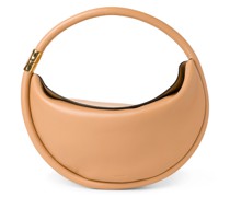 Disc Schultertasche Beige