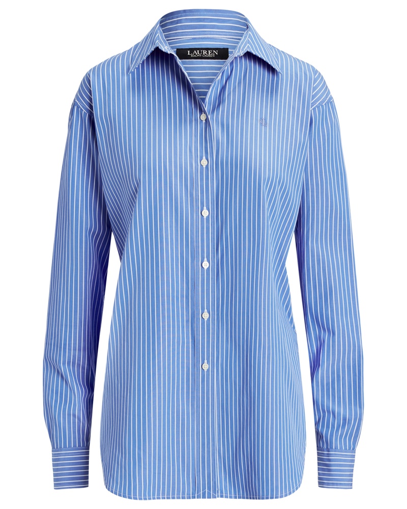 Ralph Lauren Damen Bluse Blau