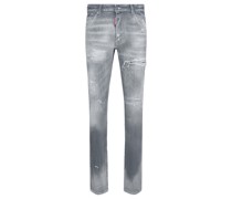 Slim Fit Jeans Grau