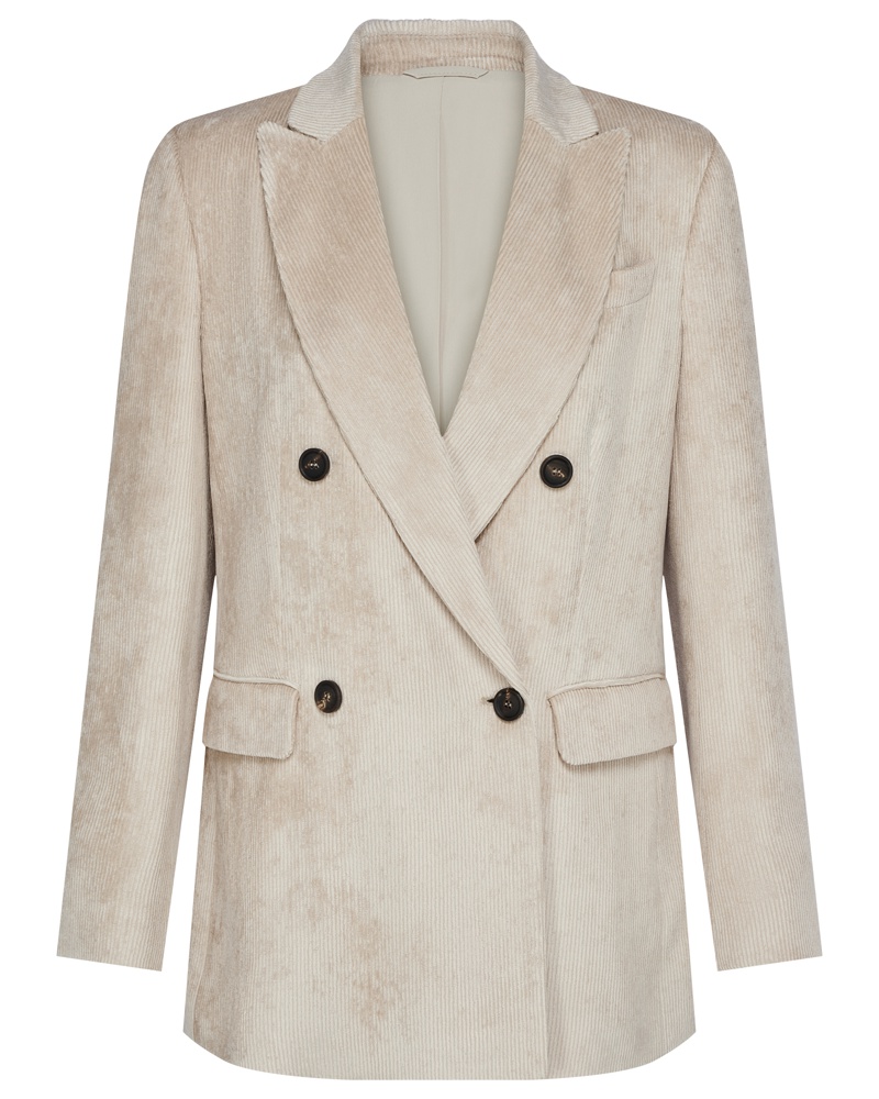 Brunello Cucinelli Damen Blazer Beige