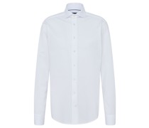 Slim Casual-Hemd Weiß