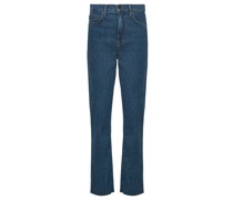 Straight Leg Jeans Blau