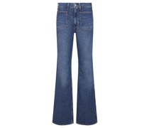 Flared Jeans Blau