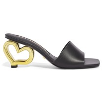 Chichi Mid Heel Sandale Schwarz