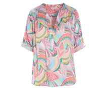 Blaire Seidenbluse Mehrfarbig