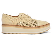 Schnürschuhe Beige