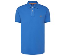 Poloshirt Blau