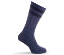 Kaschmir Socken Blau