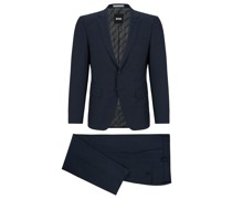 P-Huge-2Pcs-224 Business-Anzug Blau