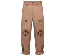 Casual-Hose Braun