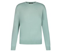 Wollpullover turquoise