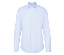 Slim Fit Business-Hemd Blau