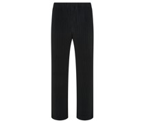 Wide Leg Hose Schwarz