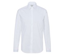 Slim Fit Business-Hemd Weiß