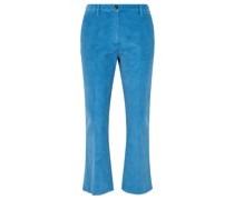 Cropped Hose Blau