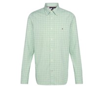 Slim Fit Casual-Hemd Grün